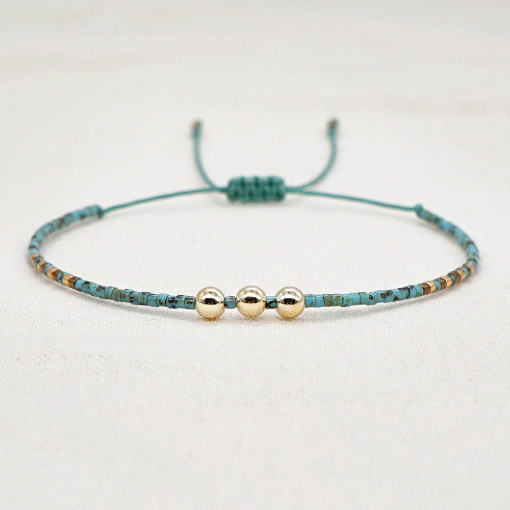 Glass Beads Bracelet