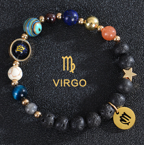 Stone Beaded Zodiac Sign Bracelets