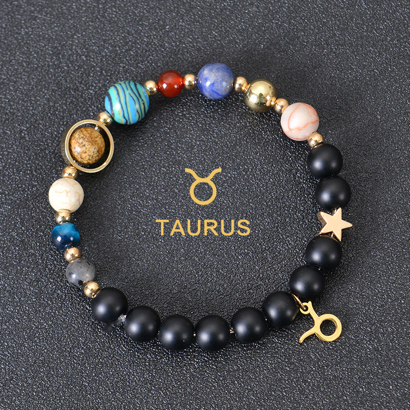 Stone Beaded Zodiac Sign Bracelets