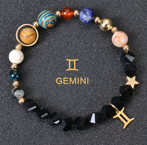 Stone Beaded Zodiac Sign Bracelets