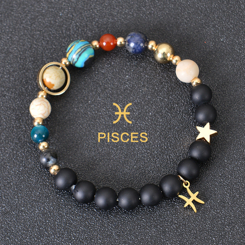 Stone Beaded Zodiac Sign Bracelets