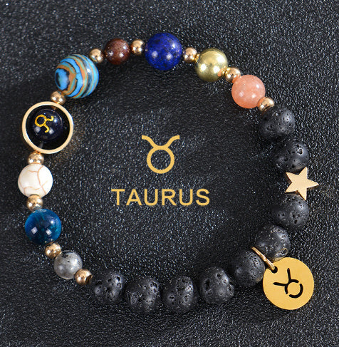 Stone Beaded Zodiac Sign Bracelets