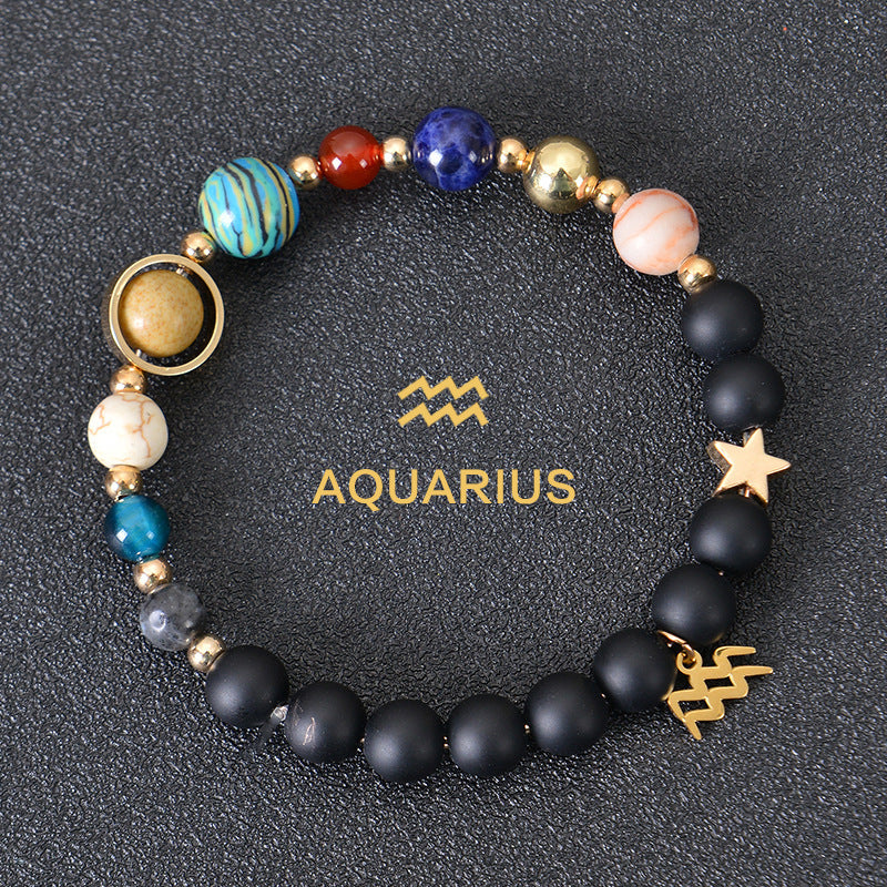 Stone Beaded Zodiac Sign Bracelets