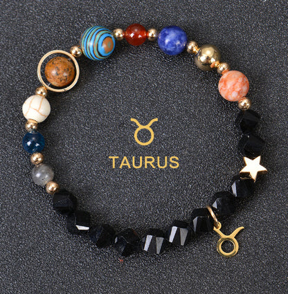 Stone Beaded Zodiac Sign Bracelets