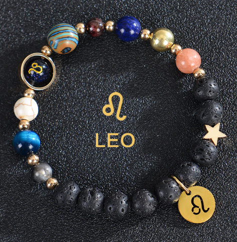 Stone Beaded Zodiac Sign Bracelets