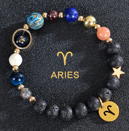 Stone Beaded Zodiac Sign Bracelets