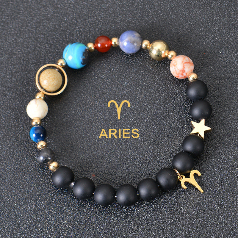 Stone Beaded Zodiac Sign Bracelets