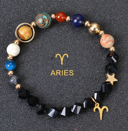 Stone Beaded Zodiac Sign Bracelets