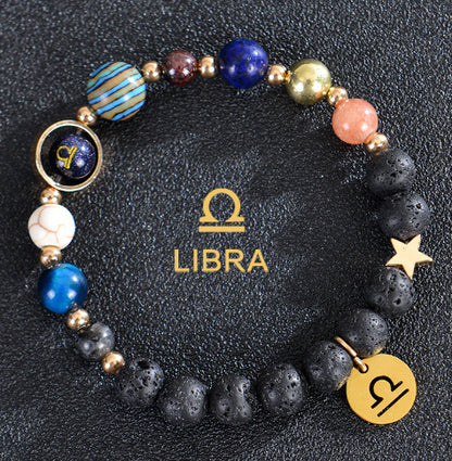 Stone Beaded Zodiac Sign Bracelets