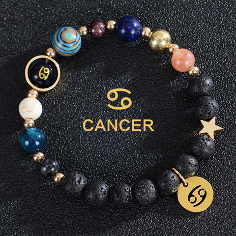 Stone Beaded Zodiac Sign Bracelets