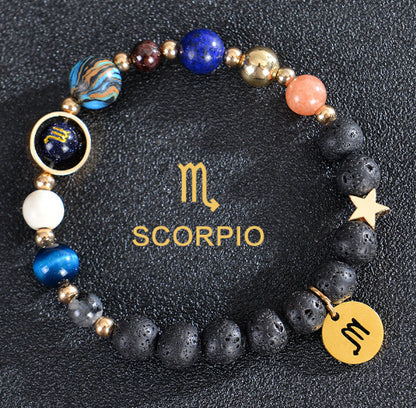 Stone Beaded Zodiac Sign Bracelets