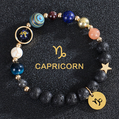 Stone Beaded Zodiac Sign Bracelets