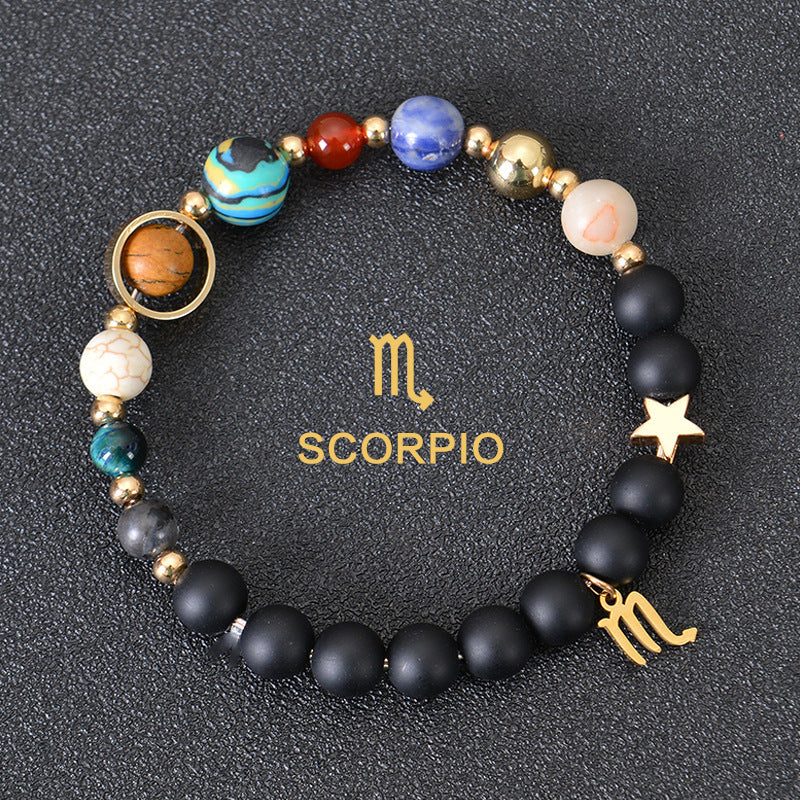 Stone Beaded Zodiac Sign Bracelets