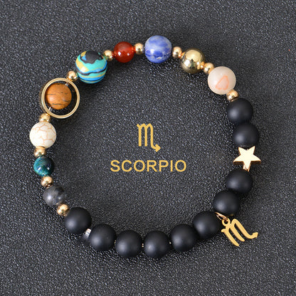 Stone Beaded Zodiac Sign Bracelets