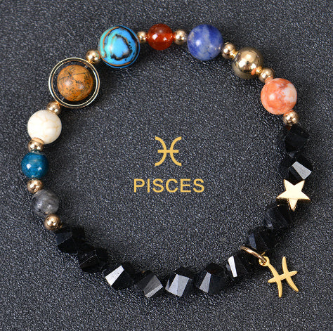 Stone Beaded Zodiac Sign Bracelets