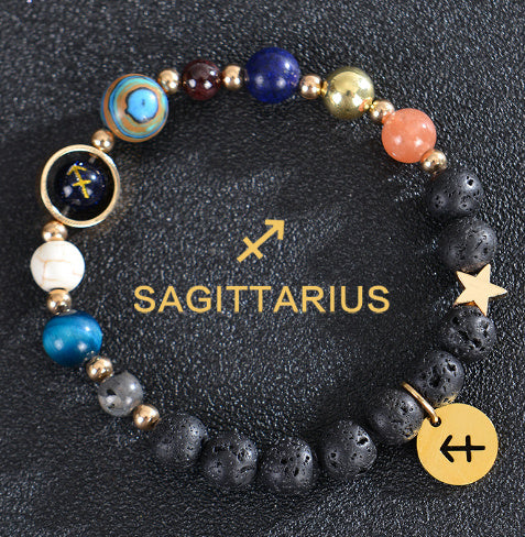 Stone Beaded Zodiac Sign Bracelets